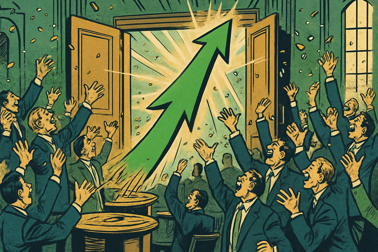 Cover illustration for The IPO Window Is Wide Open as 2026 Listings Surge