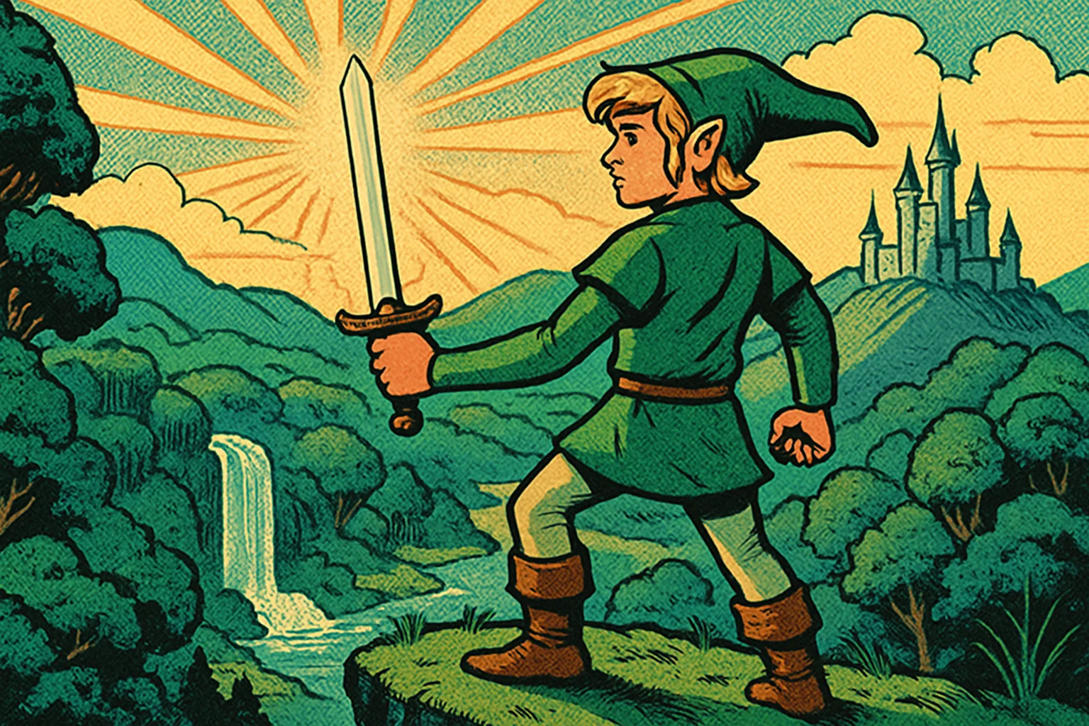Cover illustration for The Adventures of Elliot Brings HD-2D to a Gorgeous New Action RPG