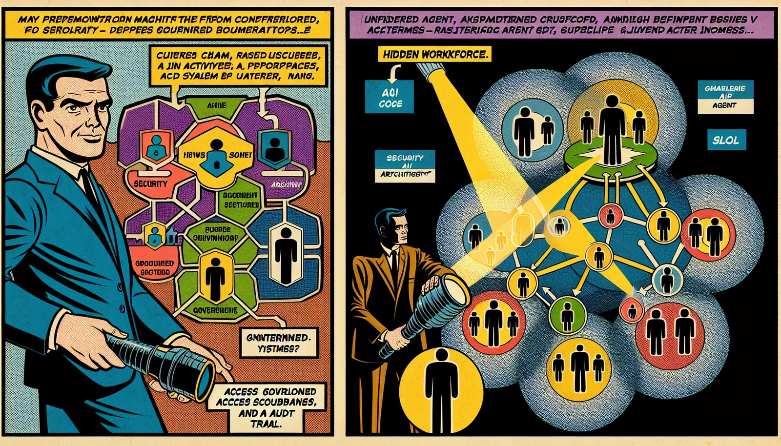 Cover illustration for 92% of Enterprises Lack Visibility Into AI Identities — Here Is How to Fix It