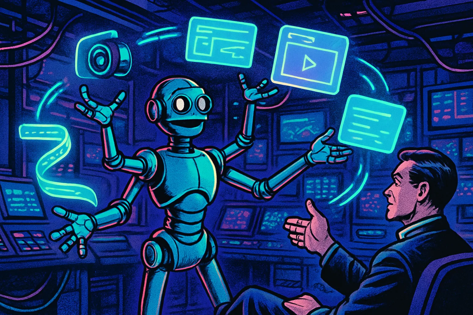 Cover illustration for Alibaba's Qwen3.7-Plus Pairs Vision With Autonomous Agent Skills at $0.40 per Million Tokens