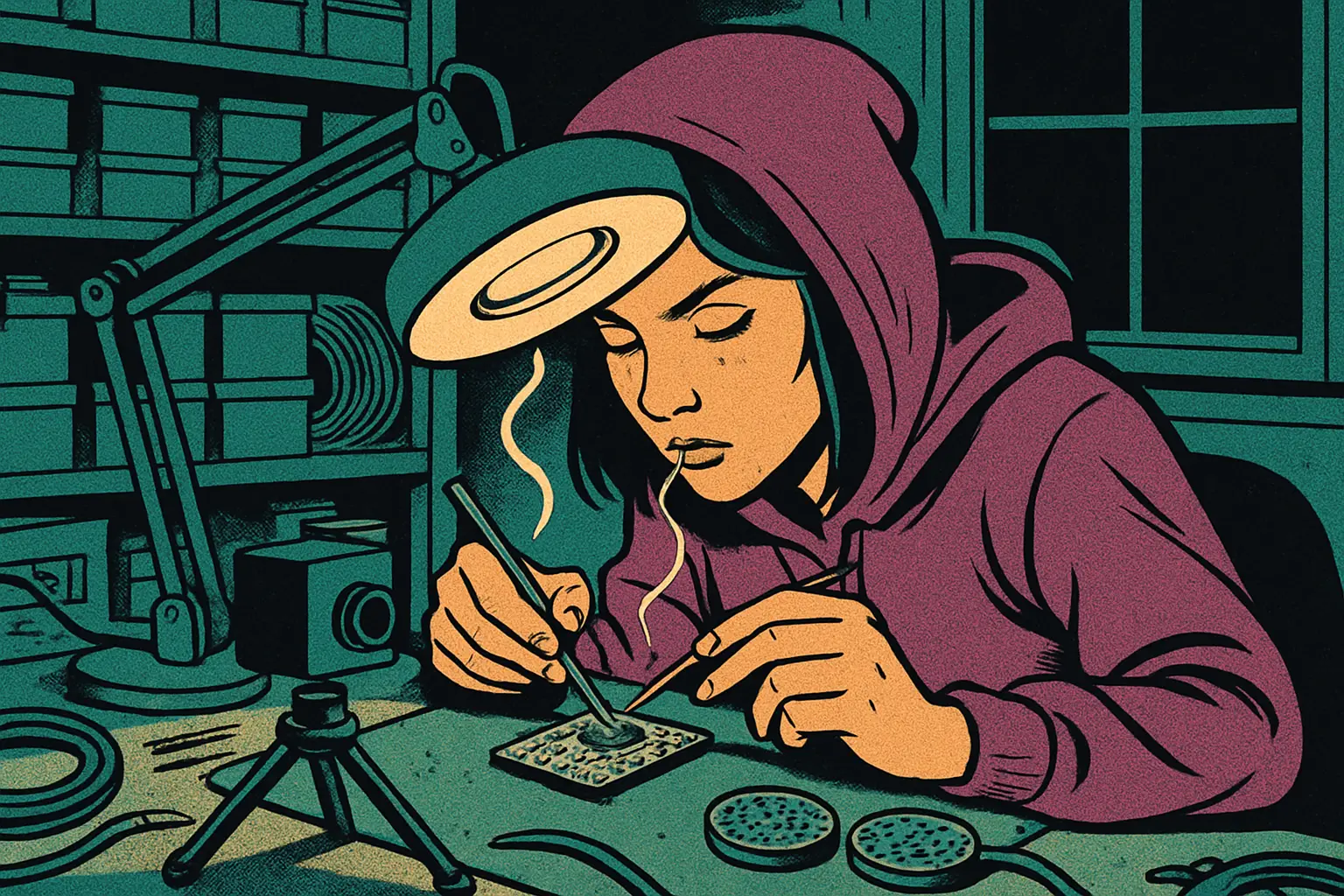 Cover illustration for Alif StartKits Put an Ethos-U55 NPU on a $50 Board