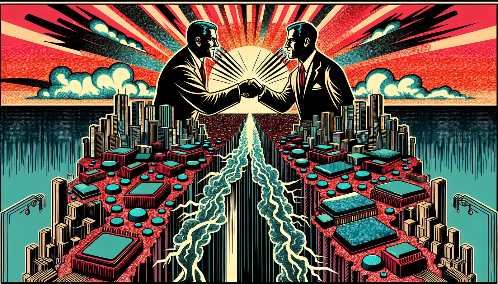 Cover illustration for AMD Lands a $60-100 Billion AI Chip Deal With Meta — The Biggest GPU Contract in History