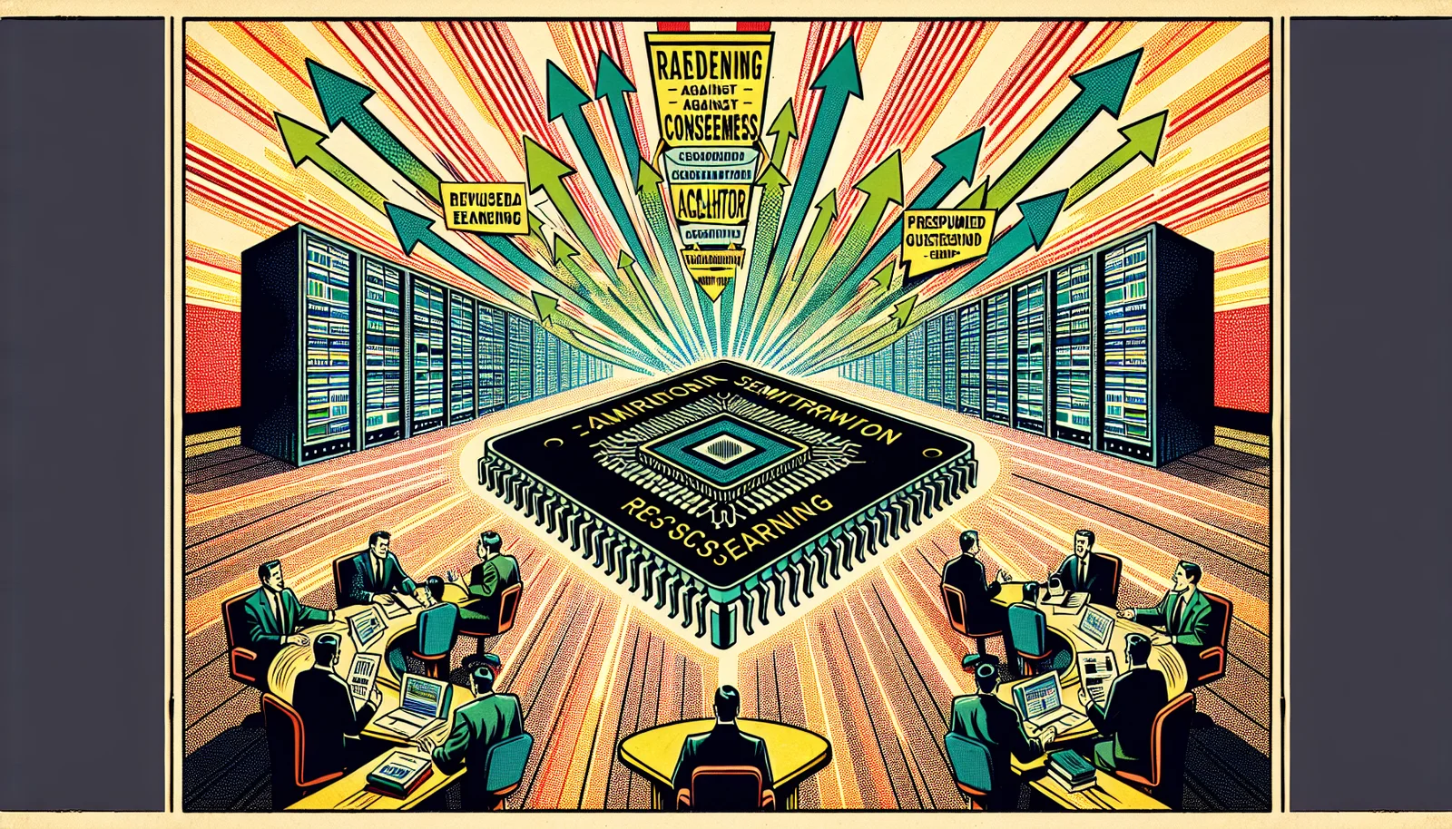 Cover illustration for AMD's Q1 Blowout: $10.25B Revenue, Data Center Up 57%, Stock Surges 16%