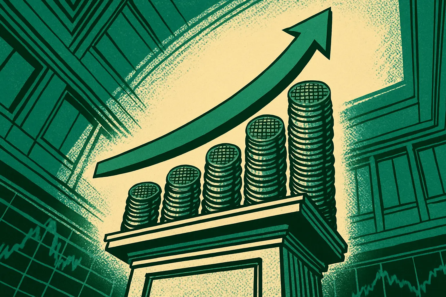 Cover illustration for Analog Devices Q3 Revenue Jumps 40% to a Record $4.02B
