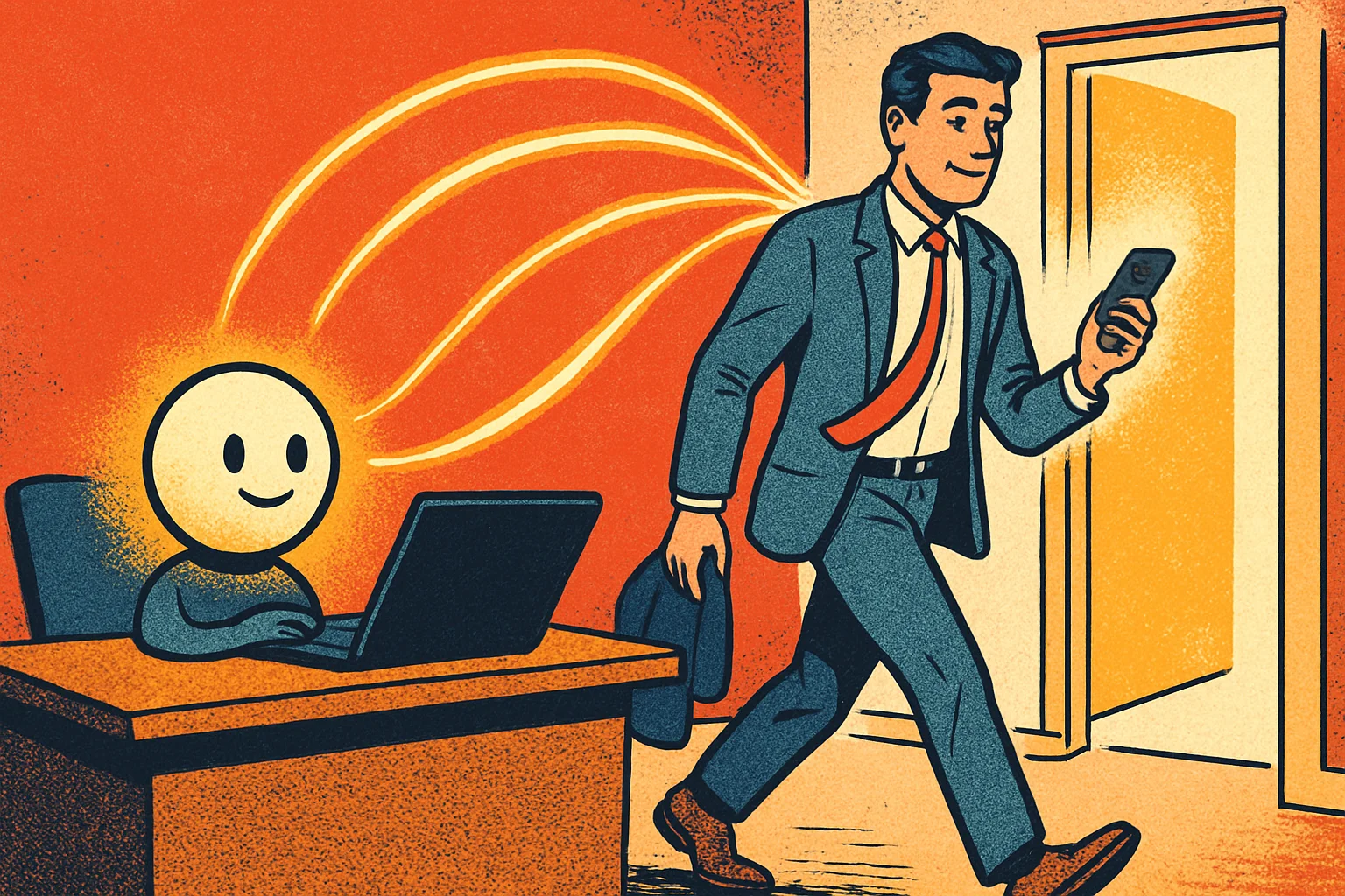 Cover illustration for Claude Cowork Comes to Web and Mobile for Anywhere AI Agents