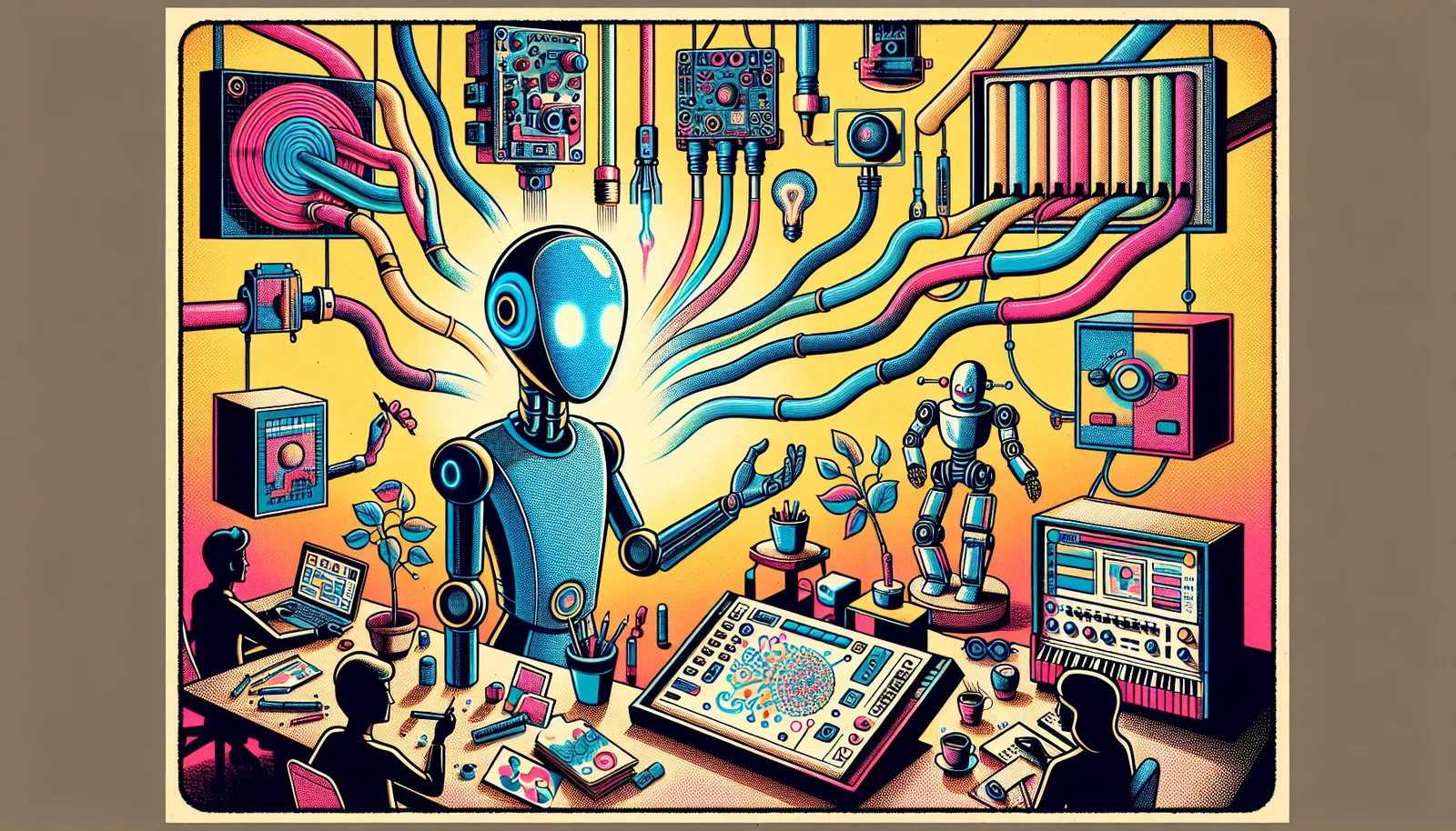 Cover illustration for Anthropic Wires Claude Into Adobe, Blender, and Ableton With Nine Creative Connectors