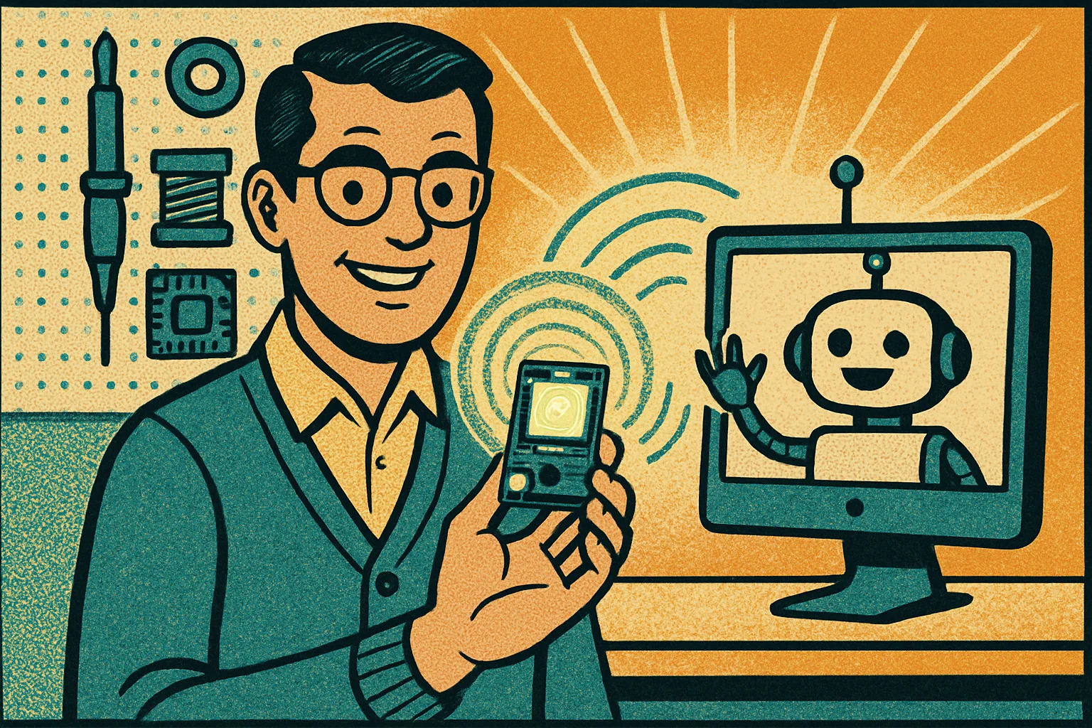 Cover illustration for Anthropic Opens Claude's Bluetooth API — Open-Source Desktop Buddy Turns an ESP32 Into a Real AI Desk Pet