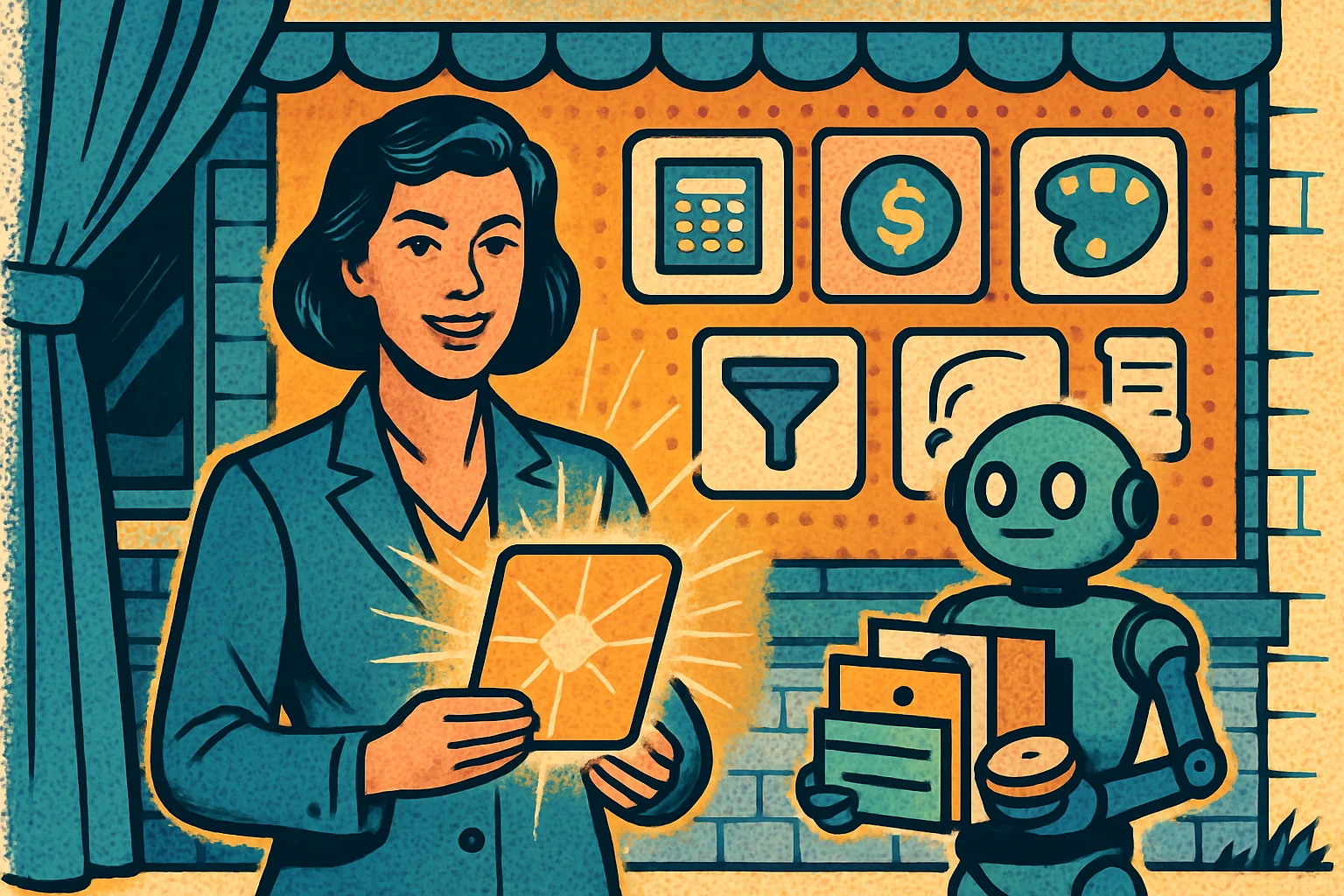 Cover illustration for Anthropic Launches Claude for Small Business — 15 Ready-to-Run Agentic Workflows Across QuickBooks, HubSpot, and Canva