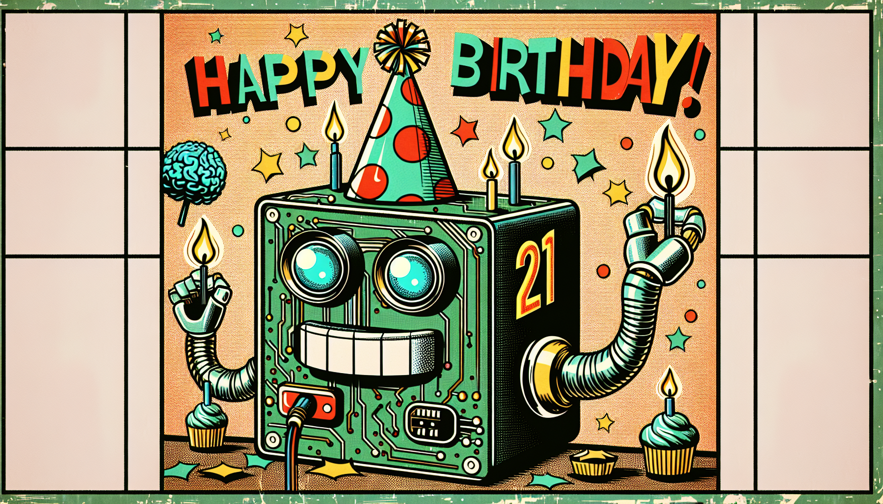 Cover illustration for Arduino Turns 21 With the Ventuno Q — A Dual-Brain SBC That Pairs Qualcomm AI With STM32 Motor Control for Robotics