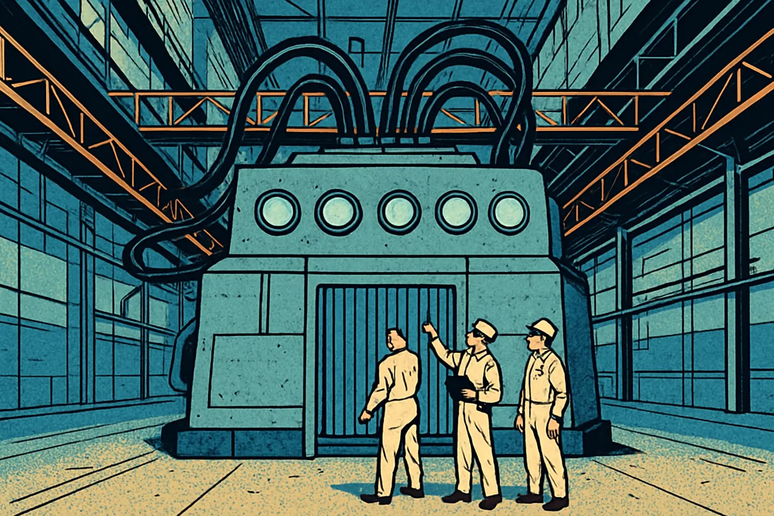 Cover illustration for ASML Lines Up TSMC and Samsung for High-NA EUV Tools