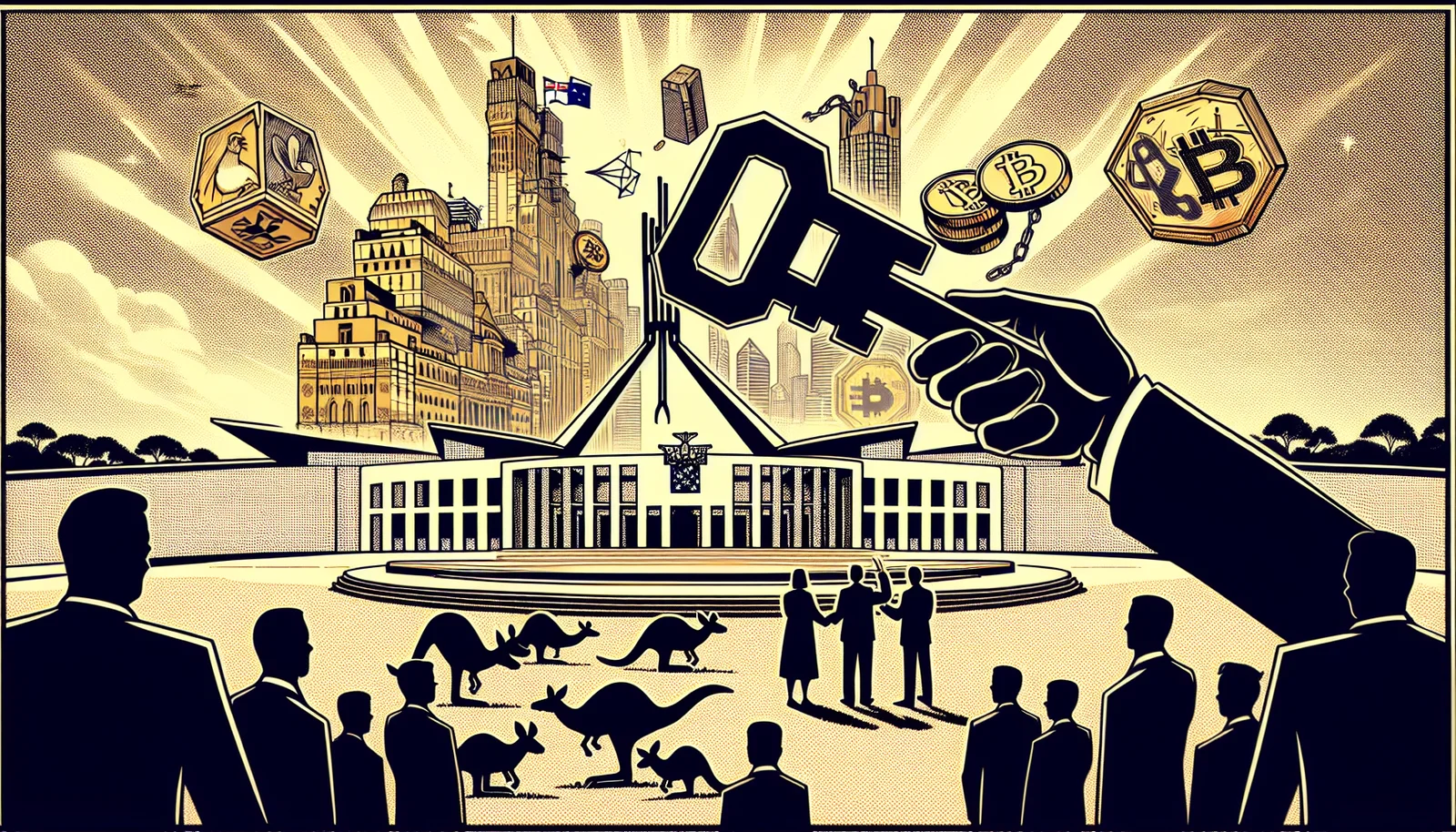 Cover illustration for Australia's Senate Backs a National Crypto Licensing Framework — Setting the Stage for Regulated Digital Asset Exchanges Down Under