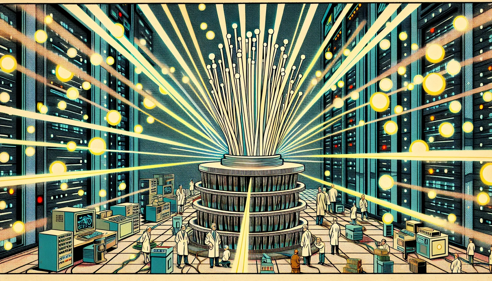 Cover illustration for Ayar Labs Raises $500 Million to Mass-Produce Optical AI Interconnects — Backed by NVIDIA and AMD