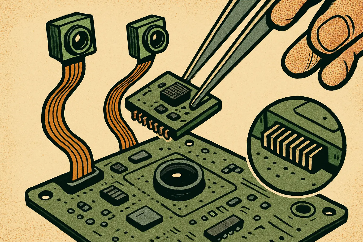 Cover illustration for Banana Pi BPI-AI2N Packs 15 TOPS Into a Vision SoM