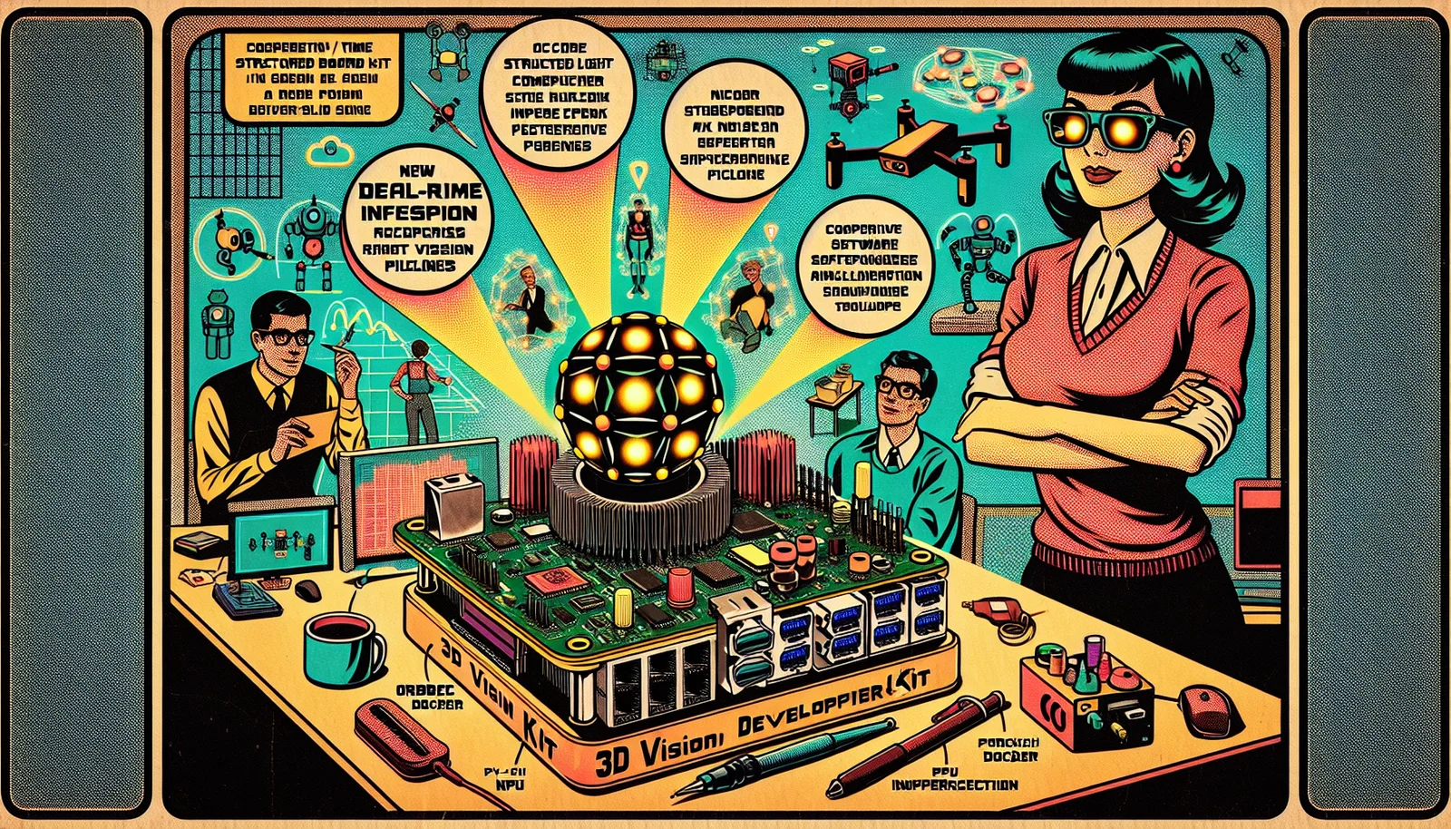 Cover illustration for Banana Pi BPI-OM7 Pairs an RK3588 SBC With an ORBBEC 3D Camera for Edge AI Vision