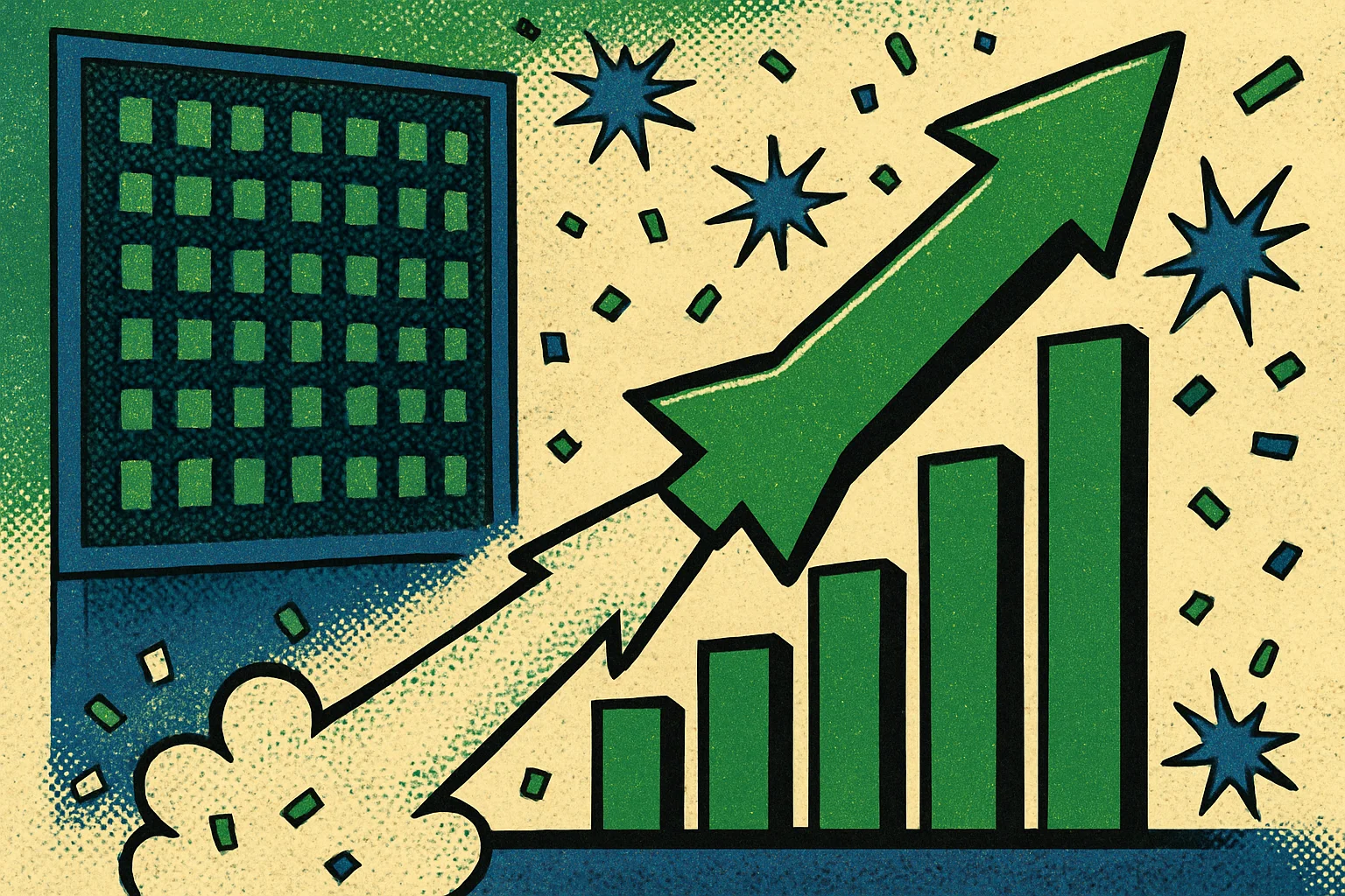 Cover illustration for Bending Spoons IPO Debuts on Nasdaq With a Strong First-Day Pop