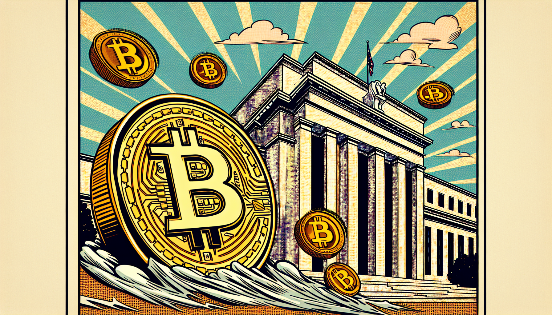 Cover illustration for Bitcoin Slips Below $82K as Crypto Markets React to the Fed Hold — Powell's Inflation Caution Triggers a Risk-Asset Pullback