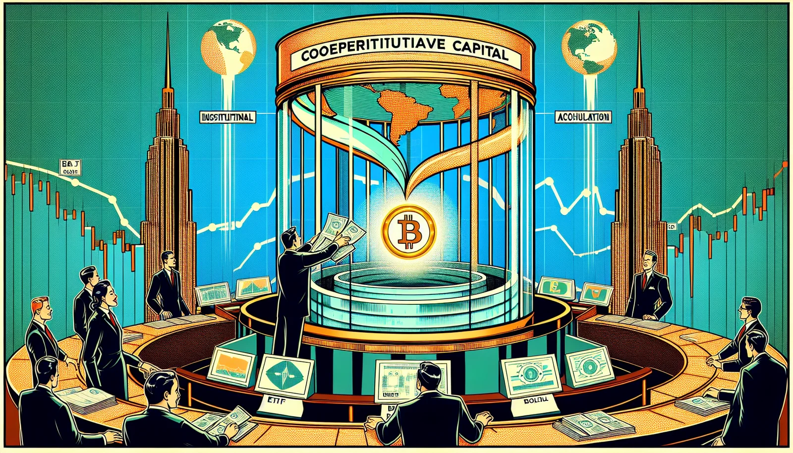 Cover illustration for Bitcoin Spot ETFs Pull In $532M in a Single Day as Institutional Demand Reasserts