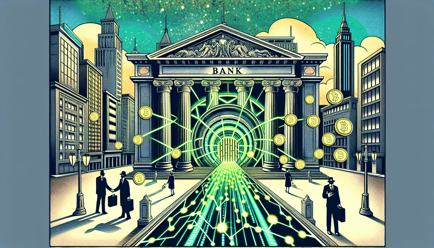 Cover illustration for BitGo and ZKsync Build Tokenized Bank Deposit Rails for Institutional Finance