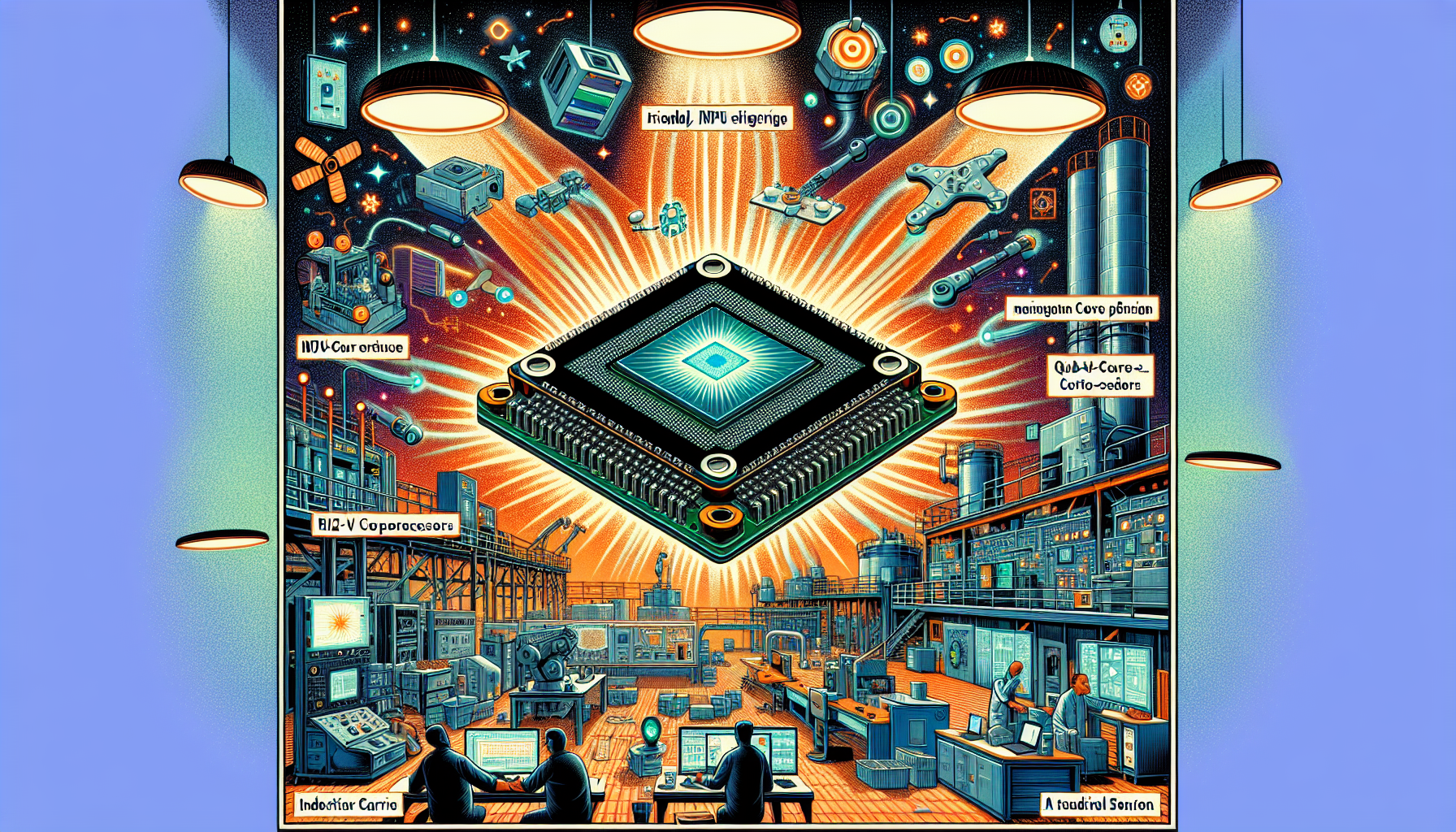 Cover illustration for Boardcon's PICOT536 SoM and EMT536 SBC Bring 2 TOPS Edge AI to the Allwinner T536