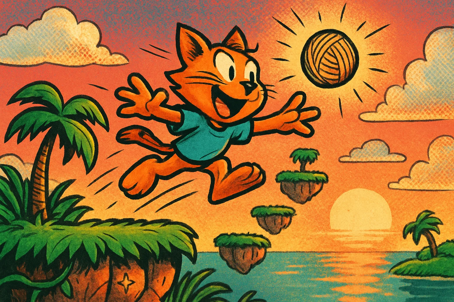 Cover illustration for Bubsy 4D Lands and Lands Well — Fabraz's Reinvention Gives the Bobcat His First Genuinely Great Game