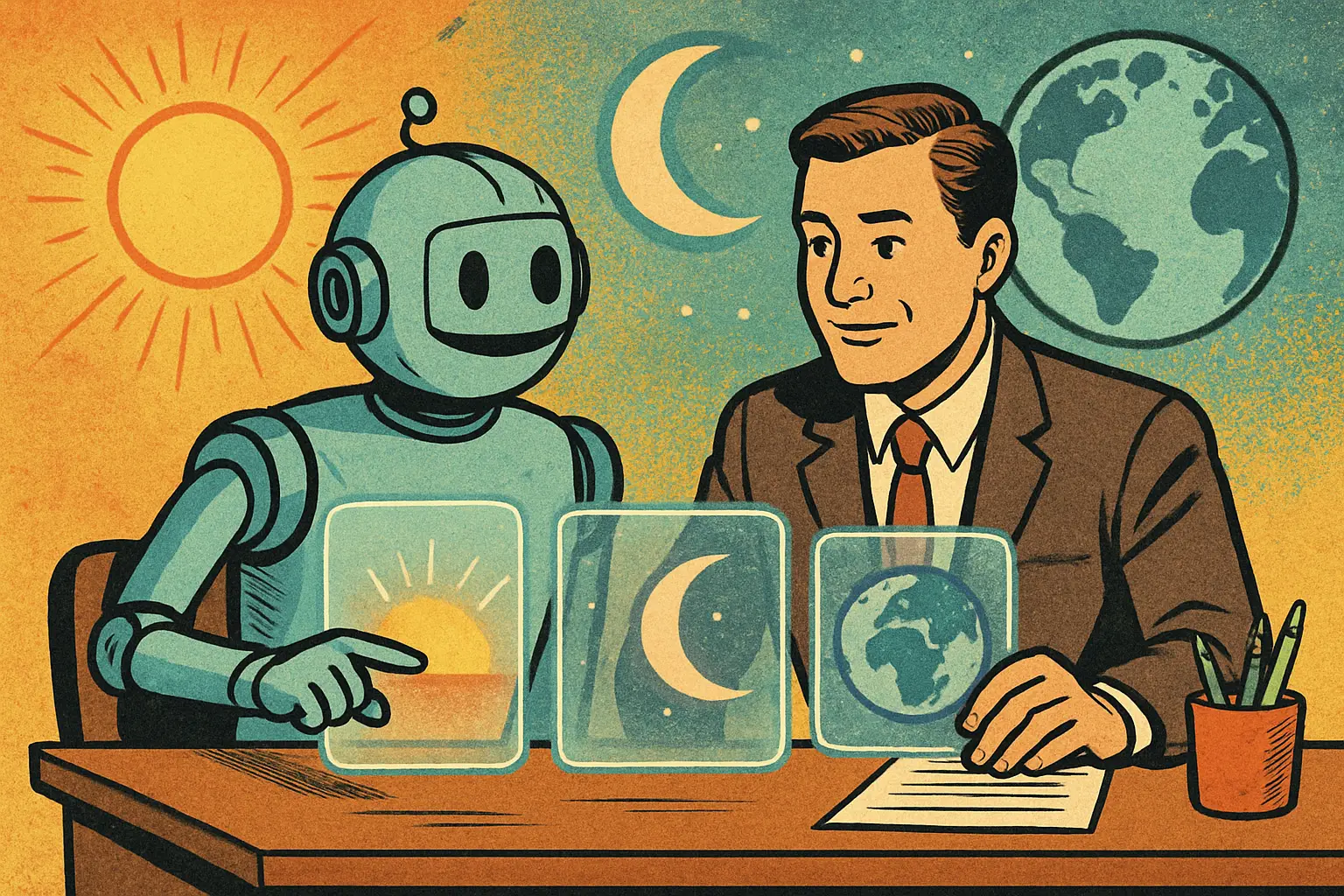 Cover illustration for ChatGPT Work and GPT-5.6 Turn AI Agents Into Coworkers