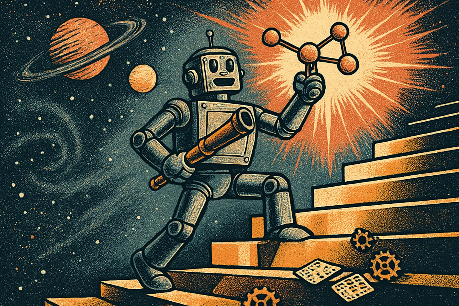 Cover illustration for Claude Fable 5.1 Doubles Science Scores, Cuts Costs