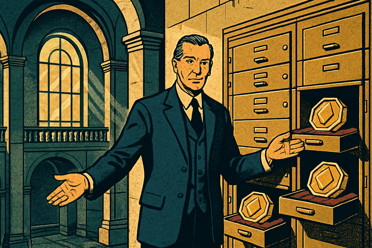 Cover illustration for Clearstream Expands MiCA Crypto Custody to XRP, Solana, and Cardano