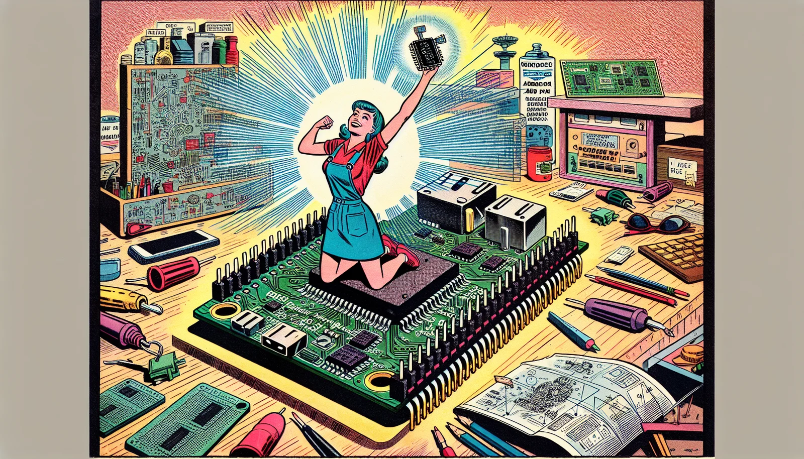 Cover illustration for Clintech Pico Unlocks All 48 GPIOs on Raspberry Pi's RP2354B for Just $20