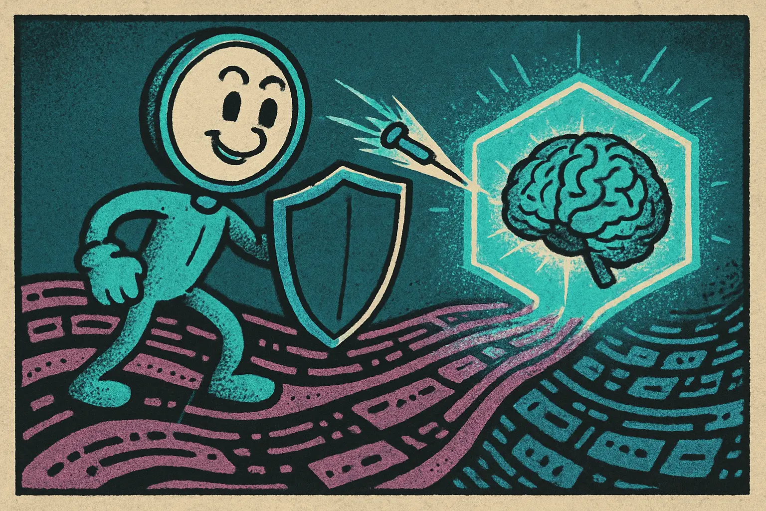 Cover illustration for CodeQL 2.26 Adds Free AI Prompt-Injection Detection