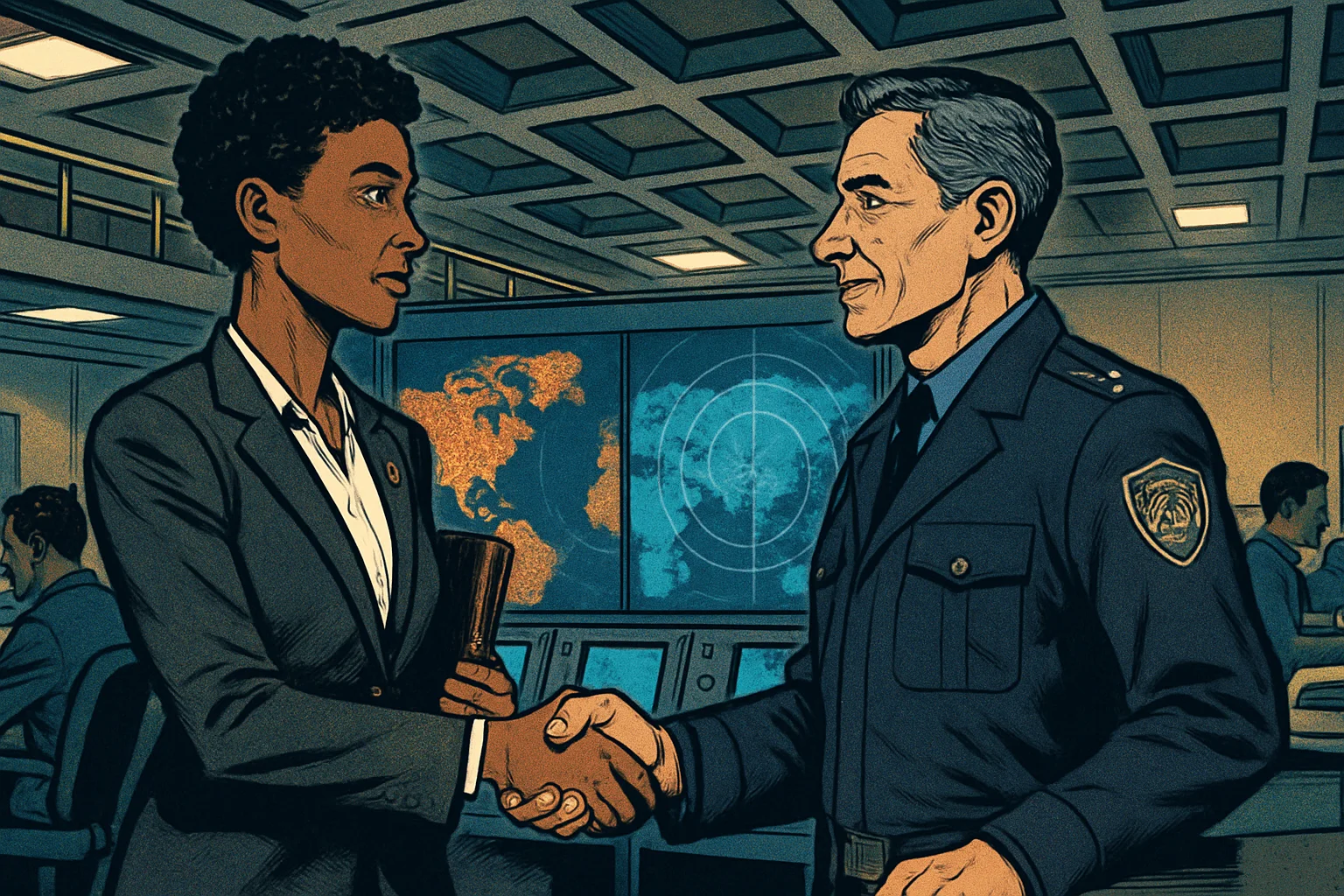 Cover illustration for Cohesity and CISA Sign a Cybersecurity Information Sharing Partnership — AI-Driven Threat Detection Joins the Joint Cyber Defense Collaborative