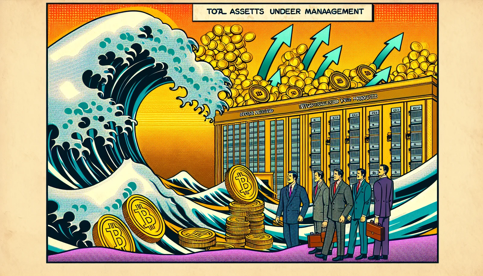 Cover illustration for Crypto Funds Pull $1.4B in Weekly Inflows — Their Best Week Since January
