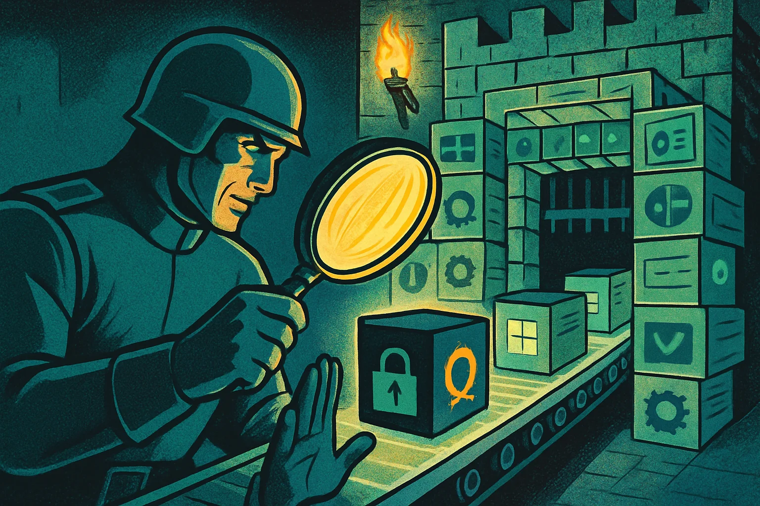 Cover illustration for depthfirst's Dependency Firewall Blocks Malicious Packages Before They Install