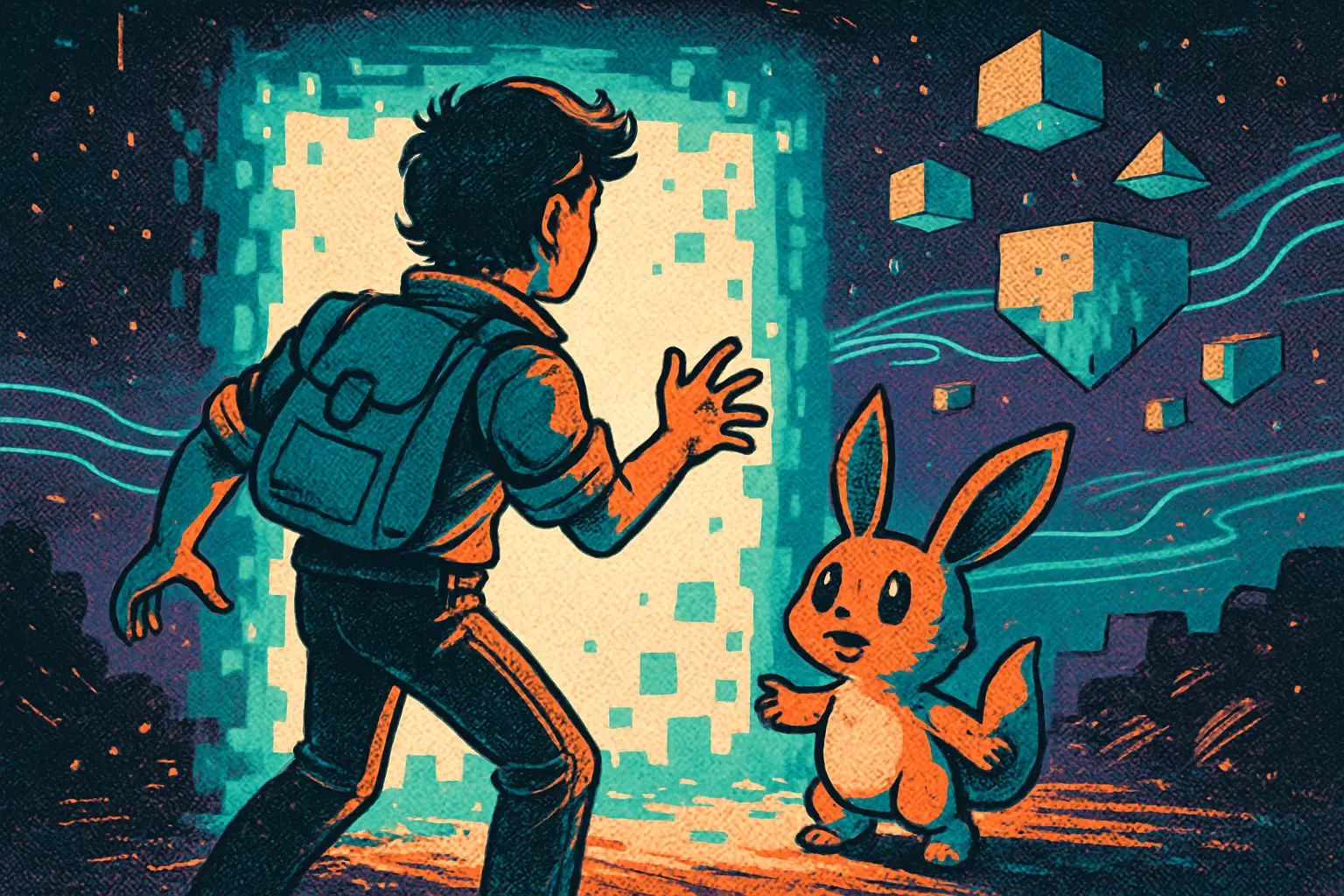 Cover illustration for Digimon Story: Time Stranger Lands on Switch 2