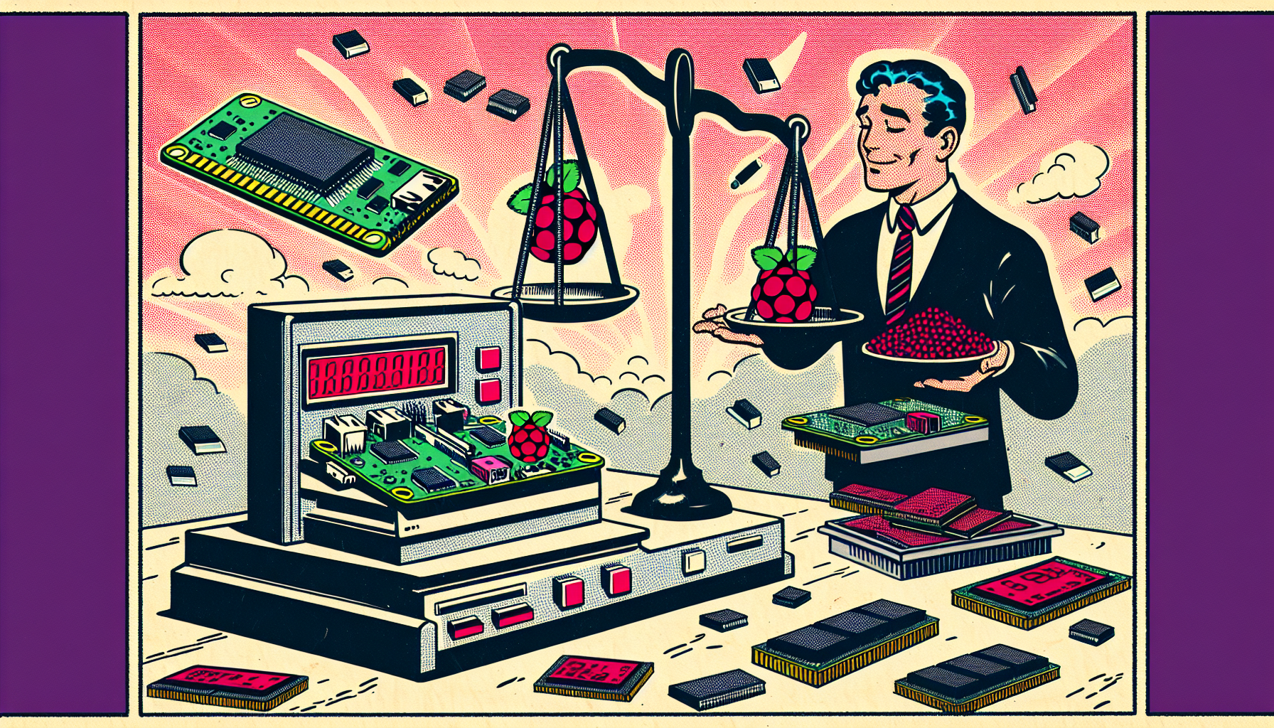 Cover illustration for DRAM Surge Pushes Raspberry Pi and Mini PC Prices to Parity — Used Hardware Becomes 2026's Best Homelab Strategy