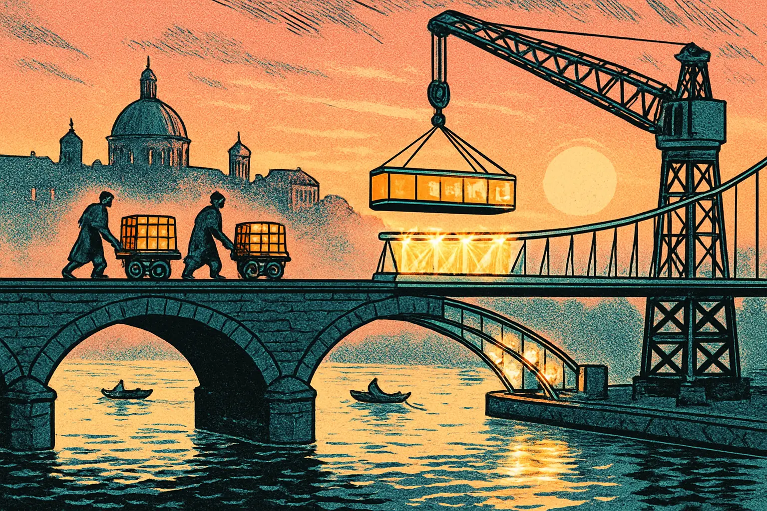Cover illustration for ECB Pontes Settles Tokenized Assets in Central Bank Money