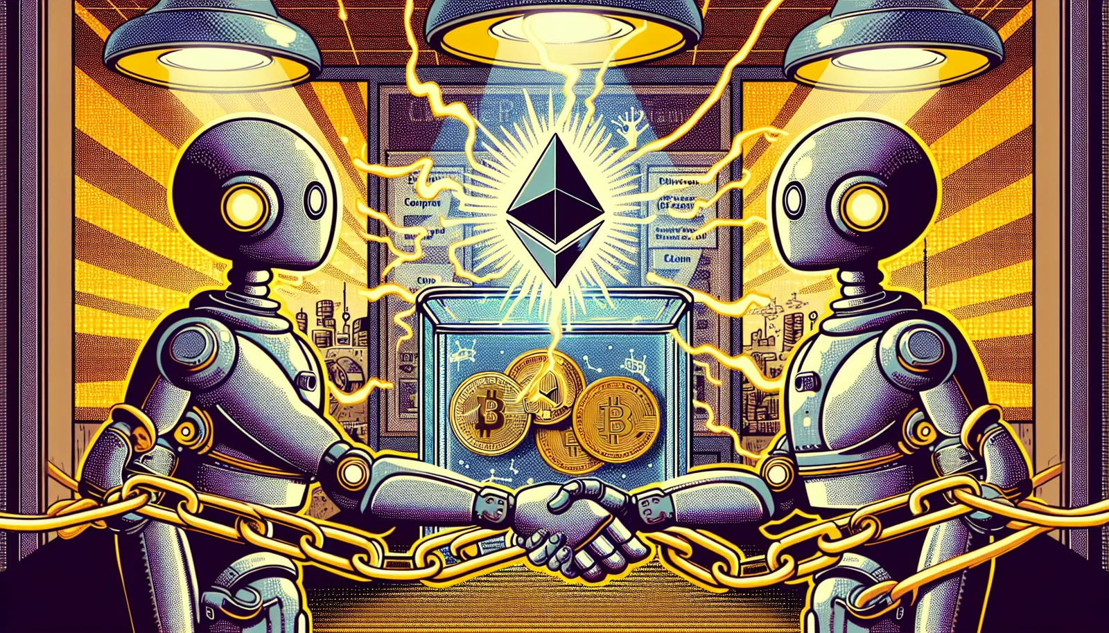 Cover illustration for Ethereum Gets a Commerce Layer for AI Agents — ERC-8183 Enables Trustless Hire-Deliver-Pay Workflows On-Chain