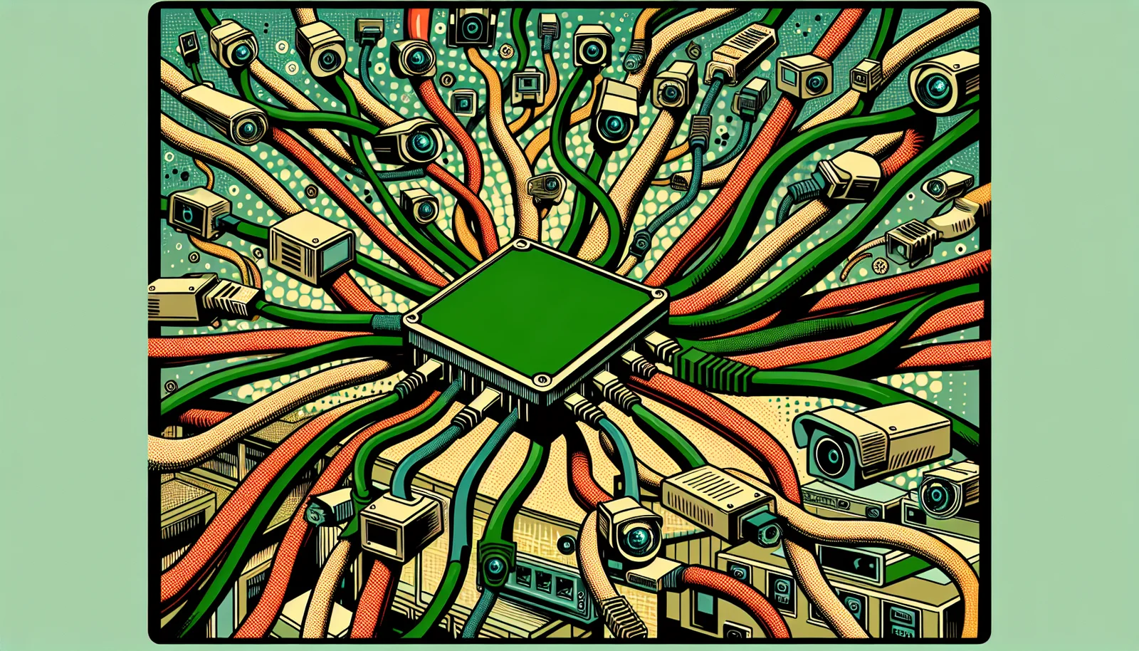 Cover illustration for The EXAVIZ Cruiser Turns a Raspberry Pi CM5 Into a 9-Port PoE Networking Powerhouse