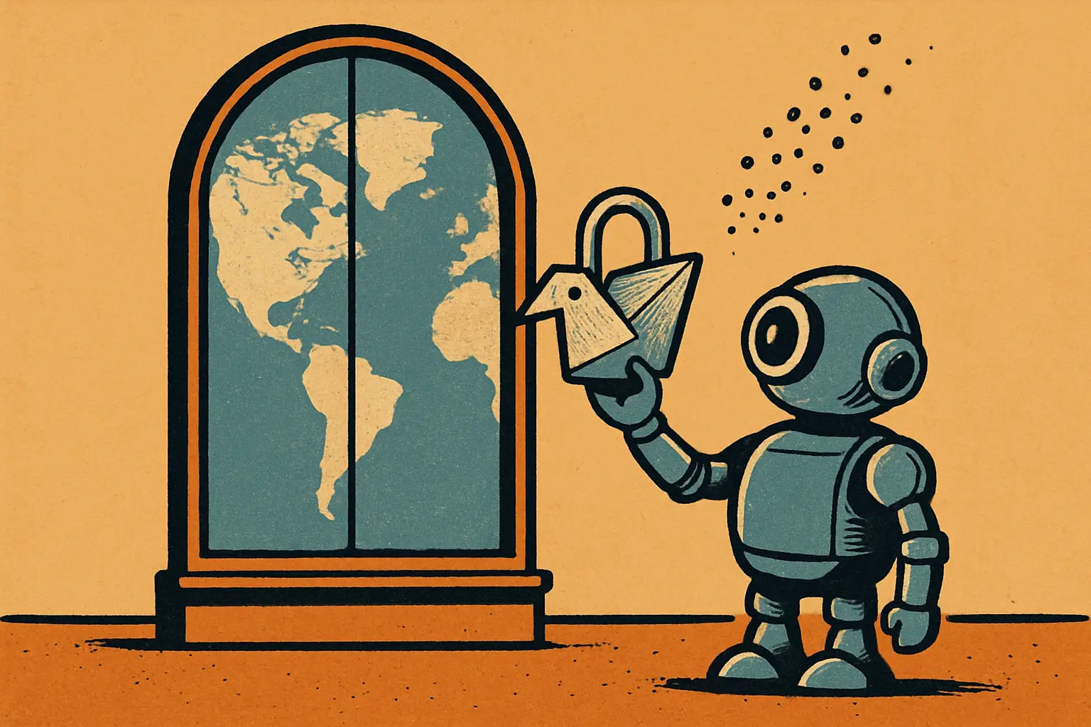 Cover illustration for Firefox Smart Window Runs Mistral Small 4 Privately