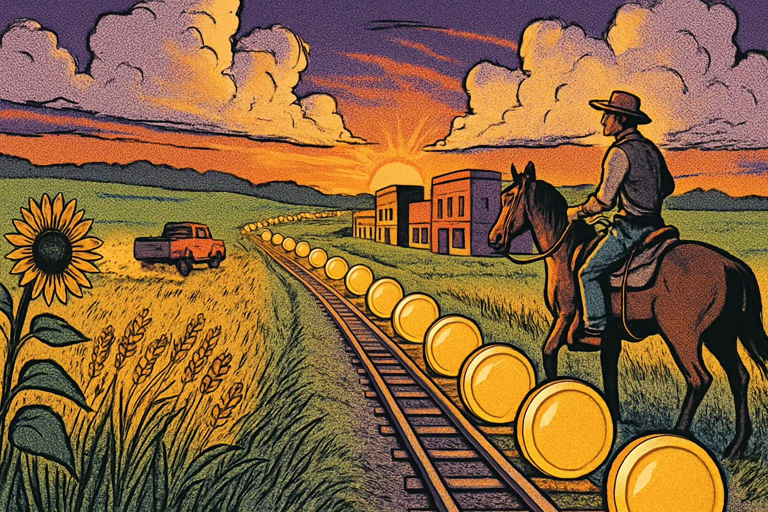 Cover illustration for Roughrider Coin: How 90+ North Dakota Banks Settle on Solana