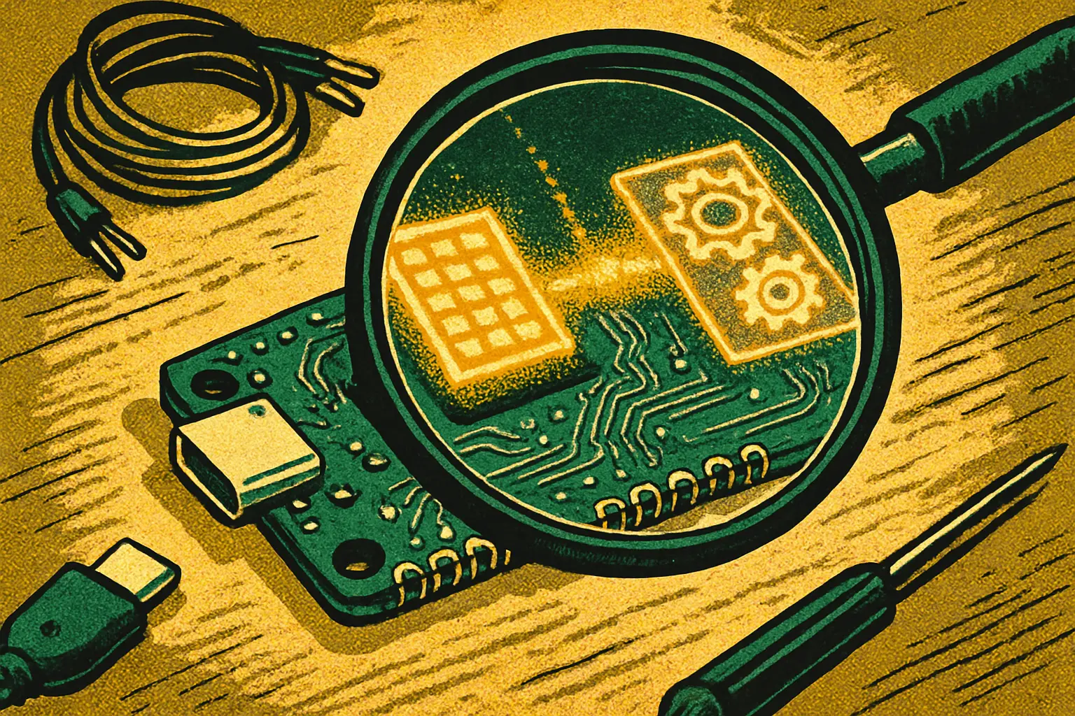 Cover illustration for Forgix Board Pairs an RP2354 MCU With an FPGA for $50