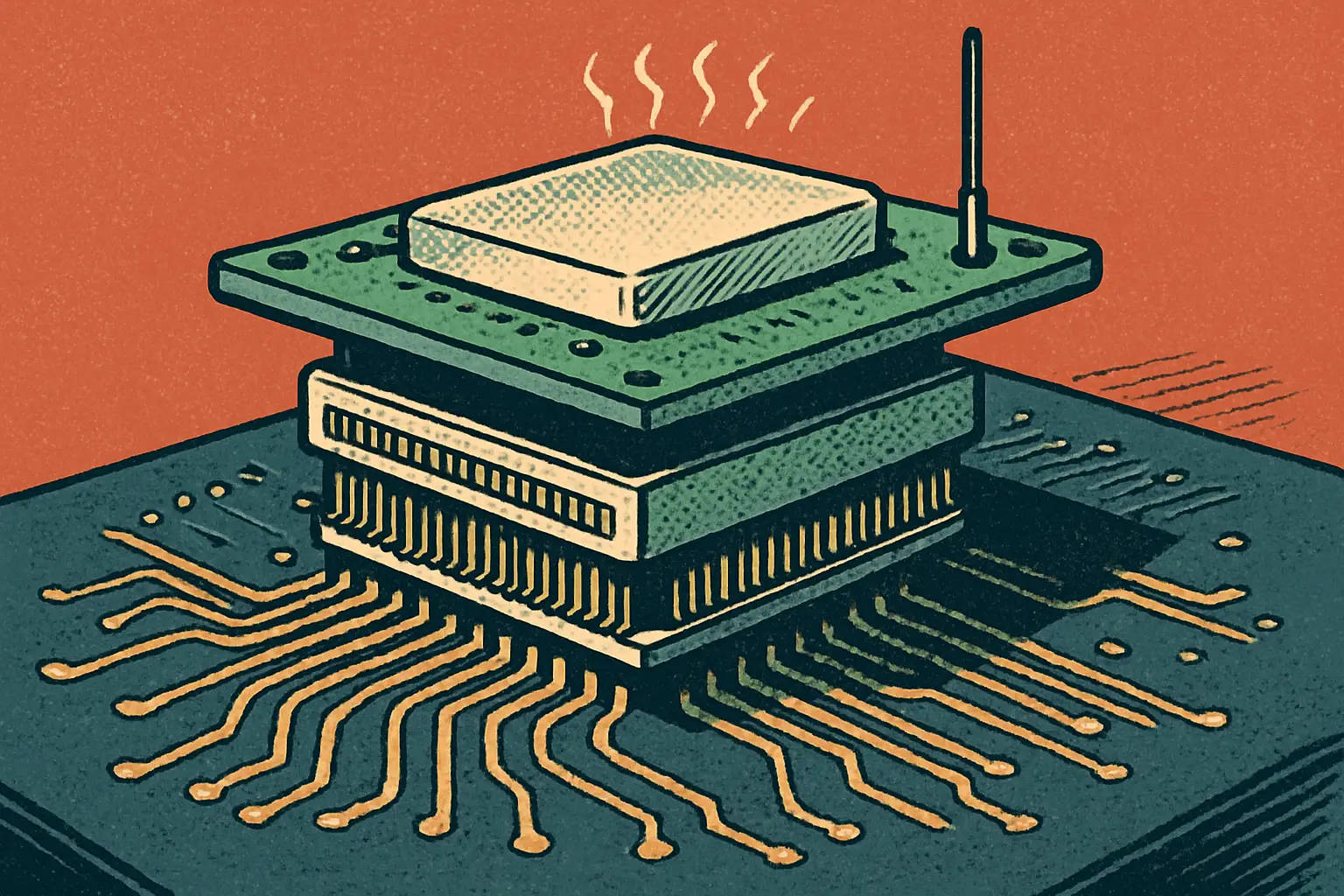 Cover illustration for Geniatech XPI-3576-CM5 Packs 6 TOPS Into a CM5 Slot