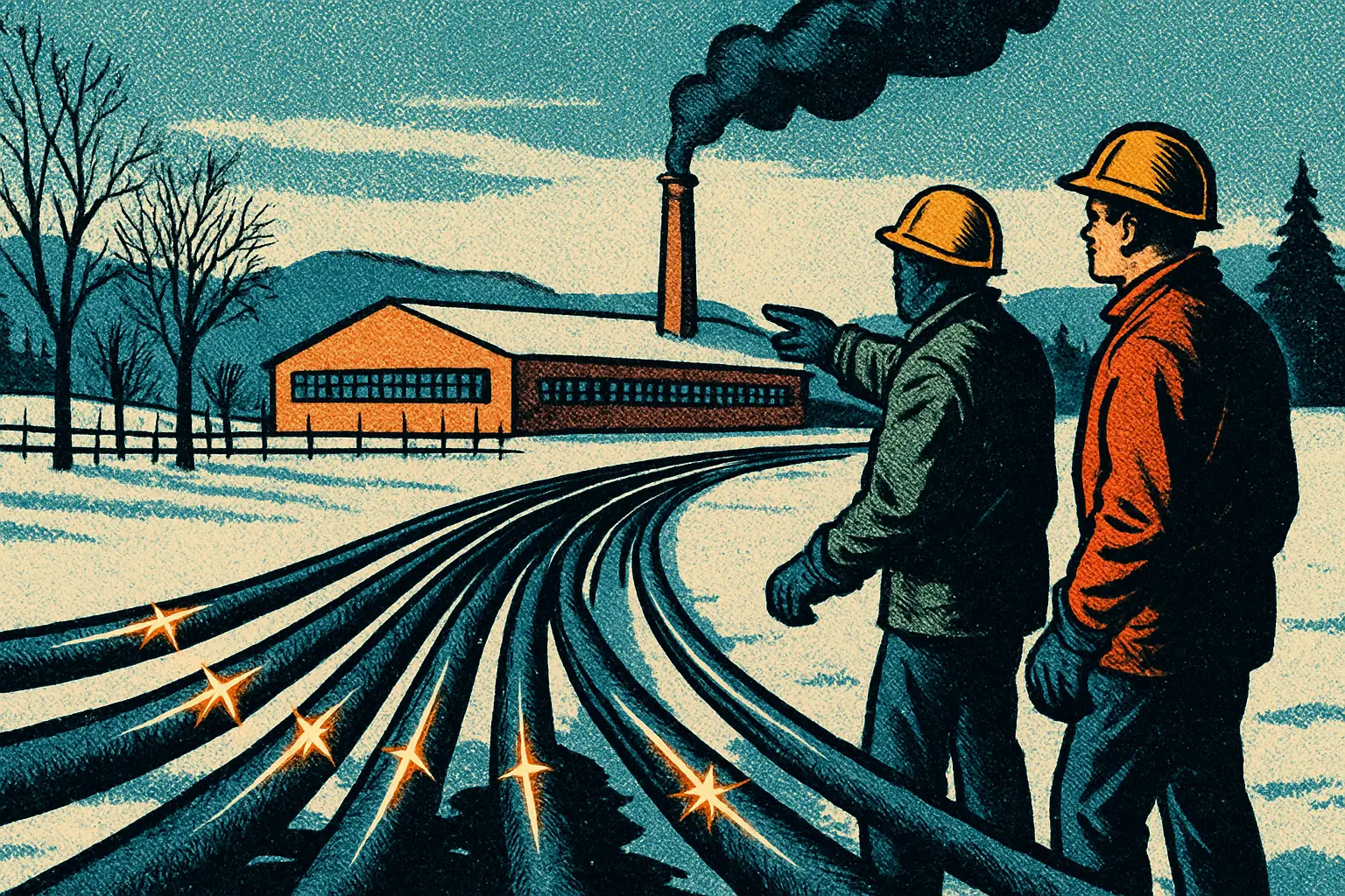 Cover illustration for GlobalFoundries and Marvell Expand Vermont SiGe Fab