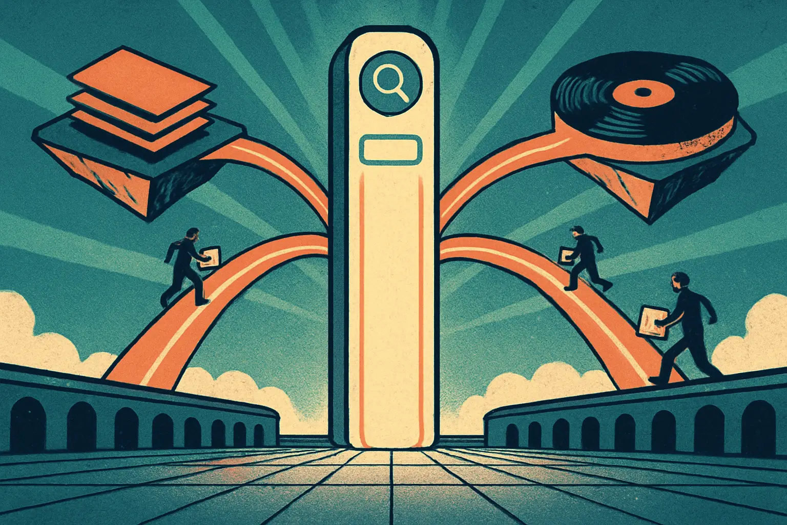 Cover illustration for Google AI Mode Now Links Canva, Instacart, YouTube Music