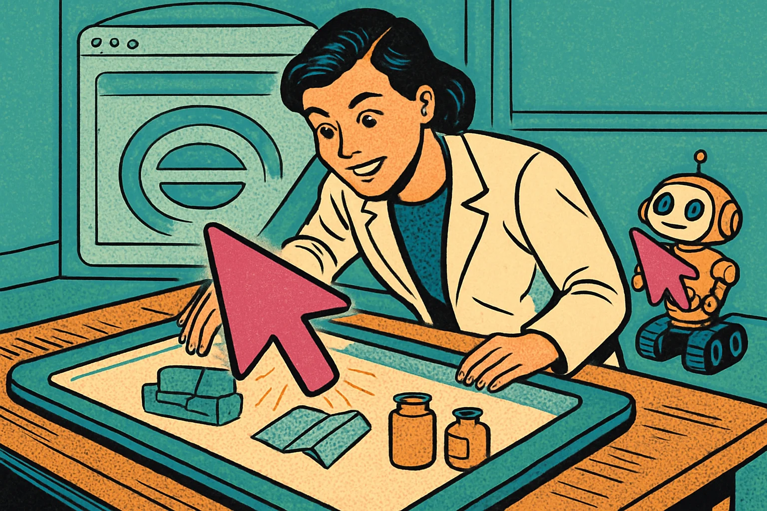 Cover illustration for Google DeepMind's Magic Pointer Lands in Gemini for Chrome — The 50-Year-Old Cursor Just Got an AI Brain