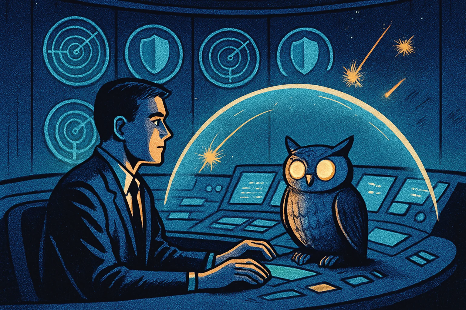 Cover illustration for Google's New AI Agents Defend the Security Operations Center