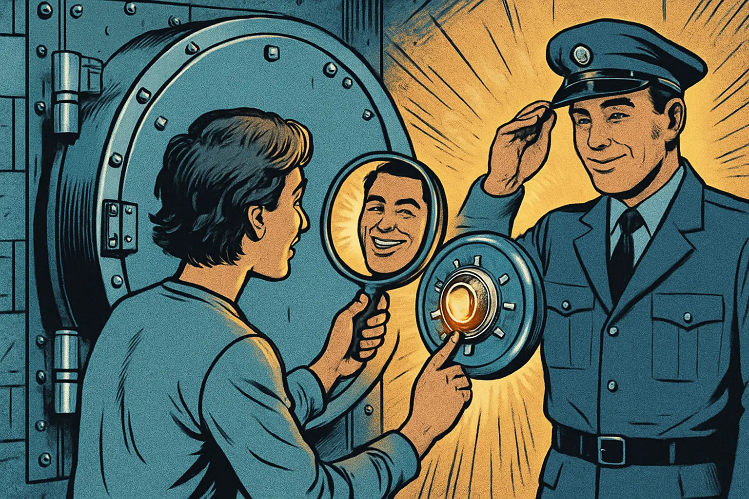 Cover illustration for Google Selfie Video Sign-In Rescues Locked-Out Accounts