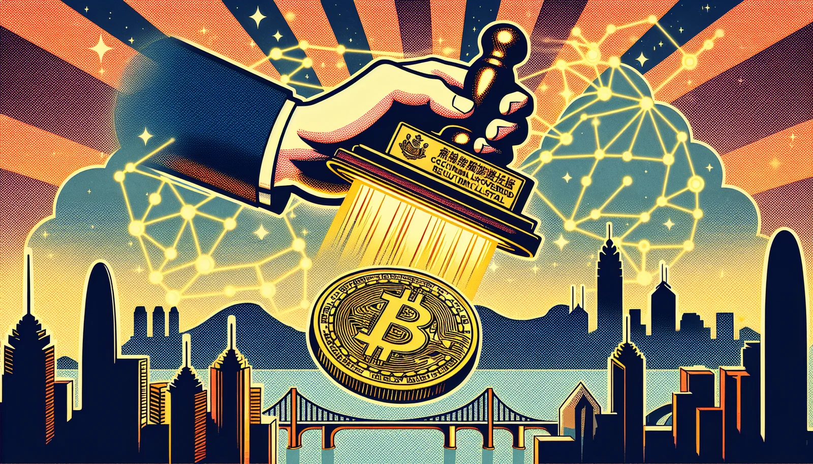 Cover illustration for Hong Kong Issues First Stablecoin Licenses to HSBC and Anchorpoint Financial