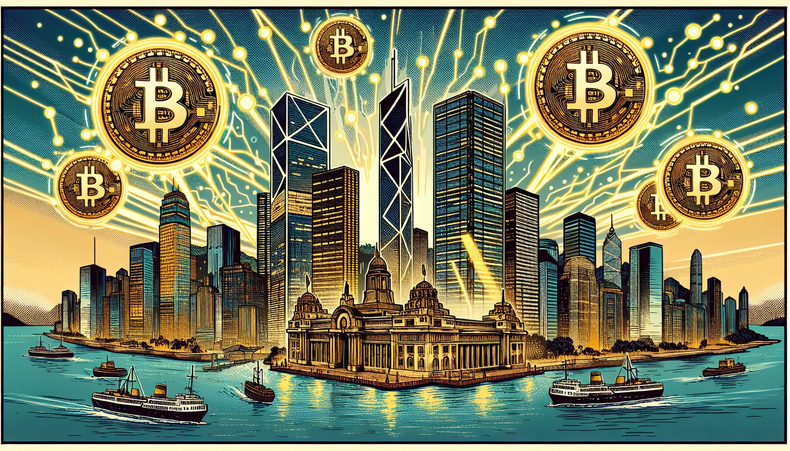 Cover illustration for HSBC and Standard Chartered Set to Receive Hong Kong's First Stablecoin Licenses — Banking Giants Enter Digital Currency