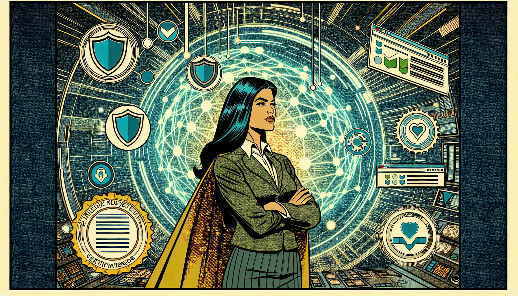 Cover illustration for ISC2 Weaves AI Security Into All Its Cybersecurity Certifications