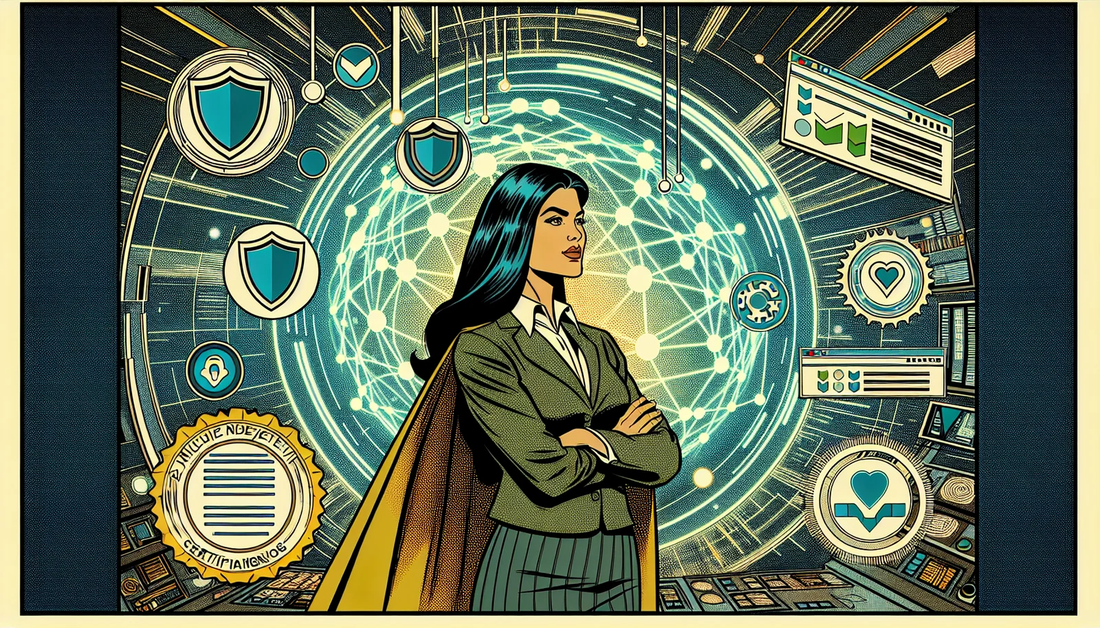 Cover illustration for ISC2 Weaves AI Security Into All Its Cybersecurity Certifications
